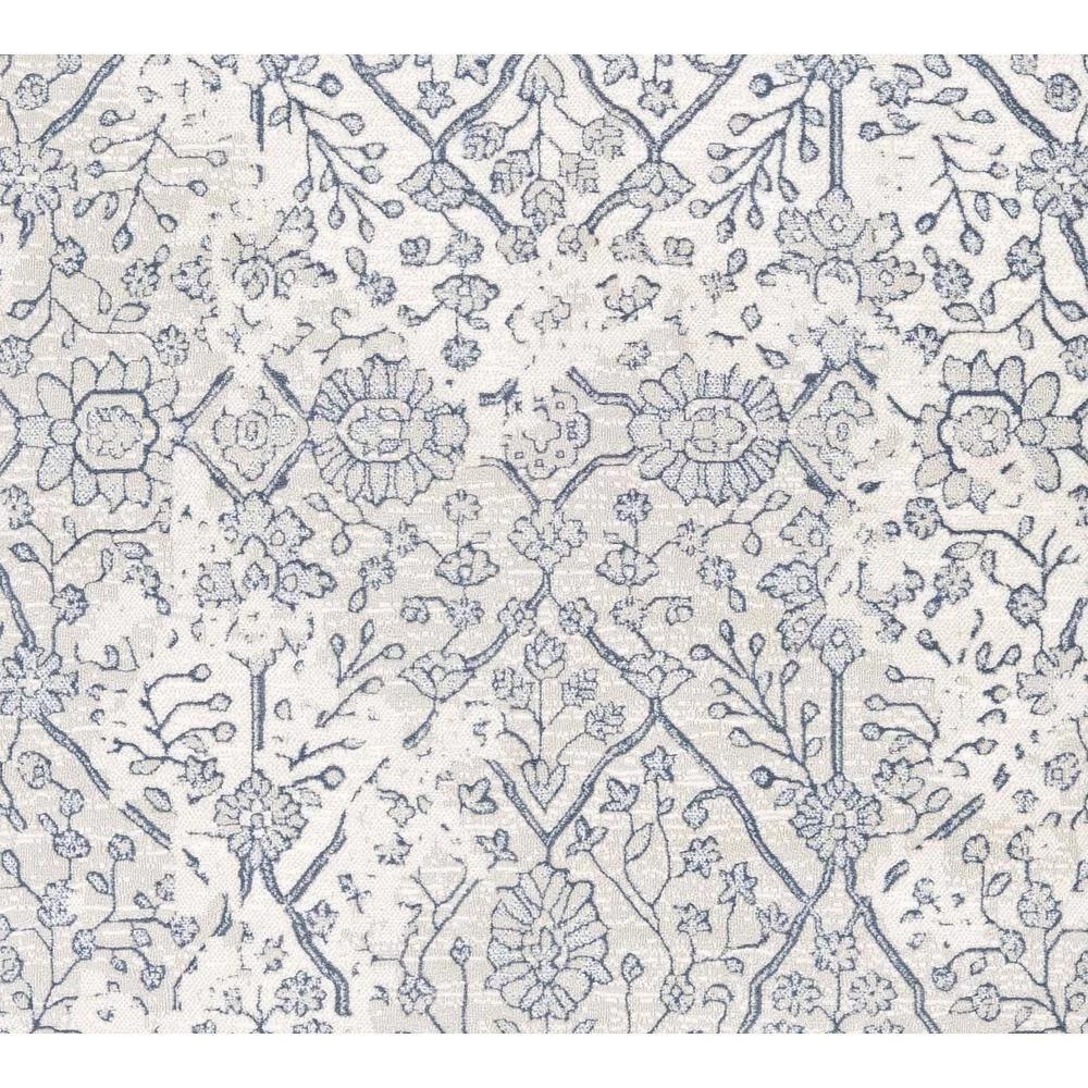 Marina Lillian Oyster-Slate Blue 8 ft. x 11 ft. Area Rug by Couristan 2 Marina Lillian Oyster-Slate Blue 8 ft. x 11 ft. Area Rug by Couristan - Image 2