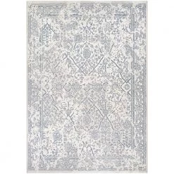 Marina Lillian Oyster-Slate Blue 8 ft. x 11 ft. Area Rug by Couristan