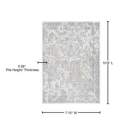 Marina Lillian Oyster-Slate Blue 8 ft. x 11 ft. Area Rug by Couristan 16 Marina Lillian Oyster-Slate Blue 8 ft. x 11 ft. Area Rug by Couristan -Artistic Weavers || Couristan Sales Store oyster slate blue couristan area rugs 89740567710109t 76 1000