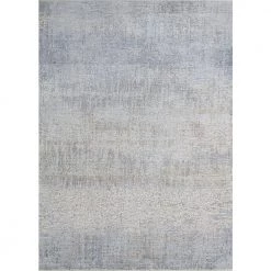 Couture Aquarelle Pewter-Mode Beige 4 ft. x 5 ft. Area Rug by Couristan