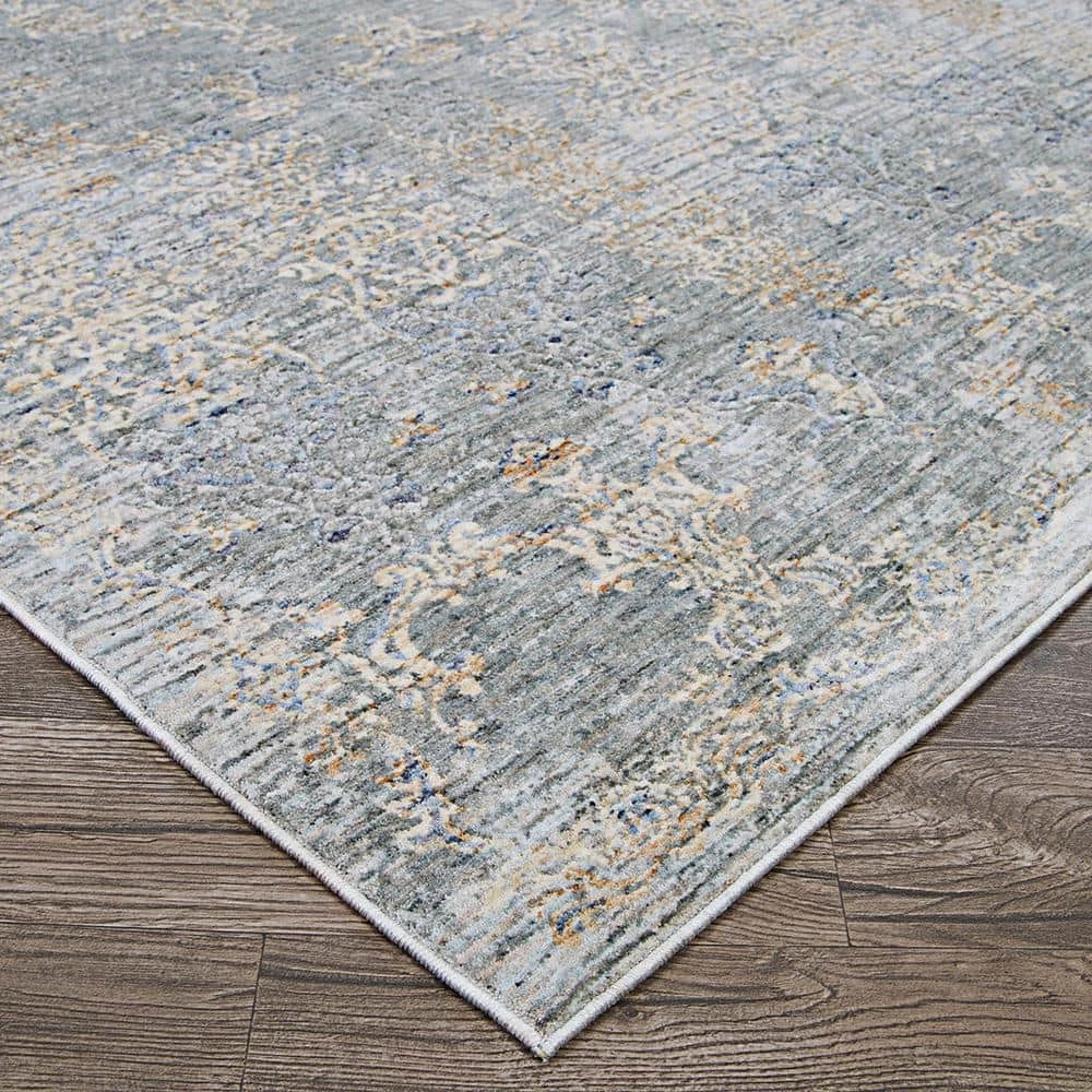 Couture Renaissance Pewter-Mode Beige 10 ft. x 14 ft. Area Rug by Couristan 4 Couture Renaissance Pewter-Mode Beige 10 ft. x 14 ft. Area Rug by Couristan - Image 4