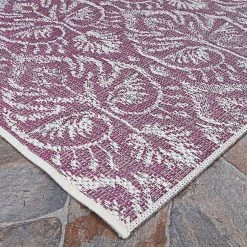 Marseille Cassis Plum 6 ft. x 9 ft. Indoor/Outdoor Area Rug by Couristan -Artistic Weavers || Couristan Sales Store plum couristan outdoor rugs 24283281510092t c3 1000