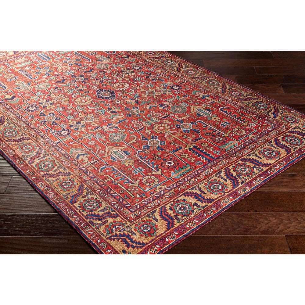 Rawle Red 5 ft. x 7 ft. 6 in. Area Rug by Artistic Weavers 2 Rawle Red 5 ft. x 7 ft. 6 in. Area Rug by Artistic Weavers - Image 2
