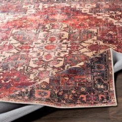 Gilda Rust 7 ft. 10 in. x 10 ft. 3 in. Distressed Machine-Washable Area Rug by Artistic Weavers -Artistic Weavers || Couristan Sales Store rust artistic weavers area rugs s00161014351 c3 1000