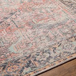 Ayla Rust 9 ft. x 12 ft. Traditional Indoor Machine-Washable Area Rug by Artistic Weavers -Artistic Weavers || Couristan Sales Store rust artistic weavers area rugs s00161055138 4f 1000