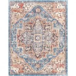 Derin Rust 7 ft. 10 in. x 10 ft. Indoor/Outdoor Area Rug by Artistic Weavers