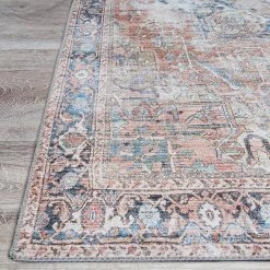 Pasha Antique Kashan Rust 9 ft. x 12 ft. Area Rug by Couristan 7 Pasha Antique Kashan Rust 9 ft. x 12 ft. Area Rug by Couristan -Artistic Weavers || Couristan Sales Store rust couristan area rugs 50855040090120t 4f 1000