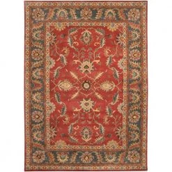 John Rust Red 9 ft. x 12 ft. Area Rug by Artistic Weavers