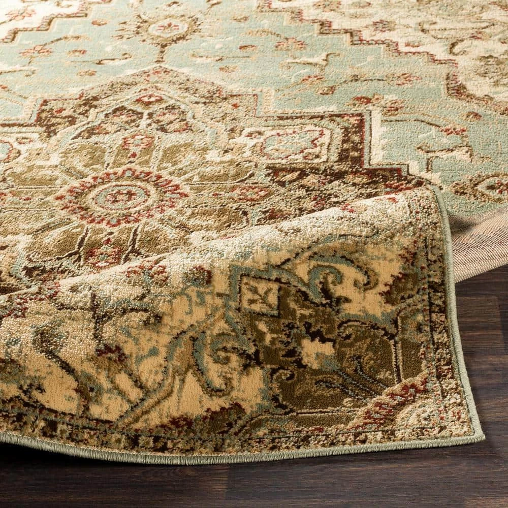 Sora Sage 7 ft. 9 in. x 11 ft. 2 in. Oriental Area Rug by Artistic Weavers 4 Sora Sage 7 ft. 9 in. x 11 ft. 2 in. Oriental Area Rug by Artistic Weavers - Image 4