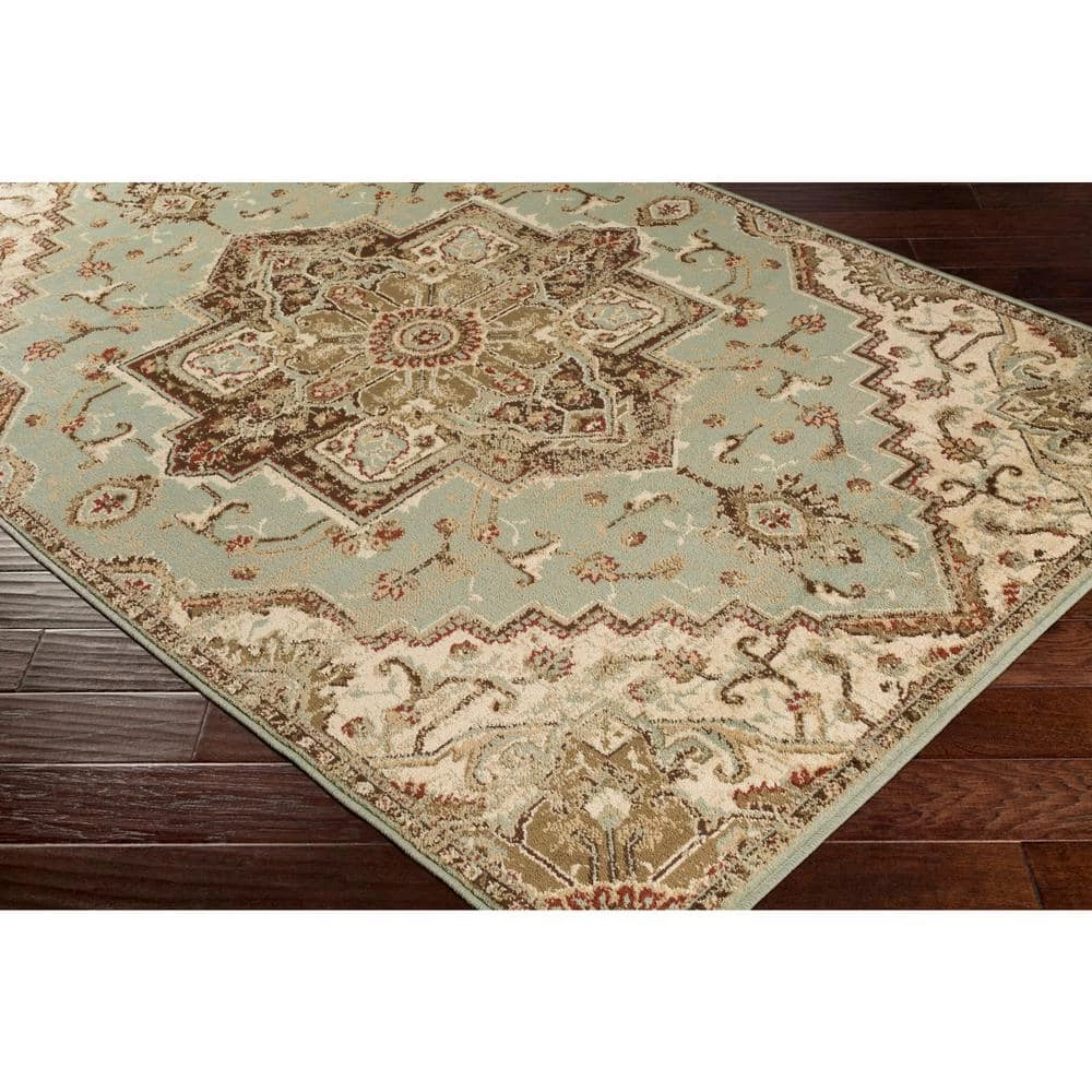 Sora Sage 7 ft. 9 in. x 11 ft. 2 in. Oriental Area Rug by Artistic Weavers 3 Sora Sage 7 ft. 9 in. x 11 ft. 2 in. Oriental Area Rug by Artistic Weavers - Image 3