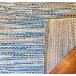 Monaco Alassio Sand-Azure-Turquoise 9 ft. x 13 ft. Indoor/Outdoor Area Rug by Couristan -Artistic Weavers || Couristan Sales Store sand azure turquoise couristan outdoor rugs 78471012086130t 1d 1000