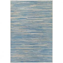 Monaco Alassio Sand-Azure-Turquoise 9 ft. x 13 ft. Indoor/Outdoor Area Rug by Couristan