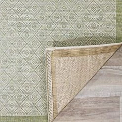 Monaco Sea Pier Sand-Sea Mist 8 ft. x 11 ft. Indoor/Outdoor Area Rug by Couristan -Artistic Weavers || Couristan Sales Store sand sea mist couristan outdoor rugs 79491394076109t 66 1000