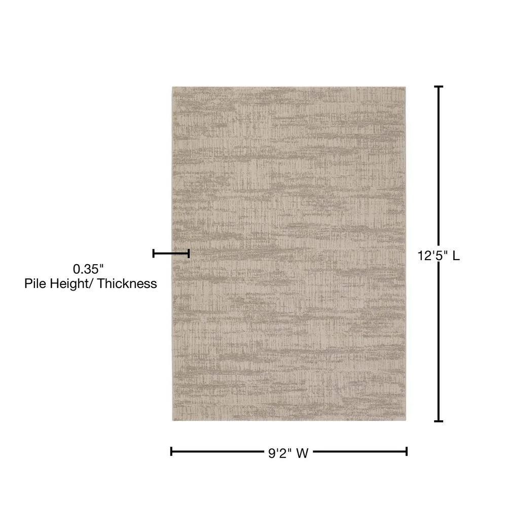 Everest Graphite Sea Mist 9 ft. x 12 ft. Area Rug by Couristan 2 Everest Graphite Sea Mist 9 ft. x 12 ft. Area Rug by Couristan - Image 2