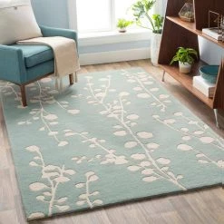 Leonel Seafoam/Ivory 8 ft. x 11 ft. Indoor Area Rug by Artistic Weavers -Artistic Weavers || Couristan Sales Store seafoam ivory artistic weavers area rugs s00161016794 31 1000