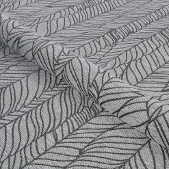 Dolce Majorelle Silver Gray-Black 4 ft. x 6 ft. Indoor/Outdoor Area Rug by Couristan -Artistic Weavers || Couristan Sales Store silver black couristan outdoor rugs 75030575040510t 1f 1000