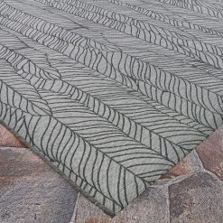 Dolce Majorelle Silver Gray-Black 4 ft. x 6 ft. Indoor/Outdoor Area Rug by Couristan -Artistic Weavers || Couristan Sales Store silver black couristan outdoor rugs 75030575040510t c3 1000