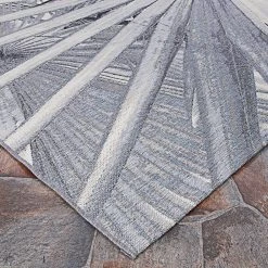 Dolce Kalamiaris Palms Silver 8 ft. x 11 ft. Indoor/Outdoor Area Rug by Couristan -Artistic Weavers || Couristan Sales Store silver couristan outdoor rugs 55840270081112t c3 1000