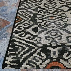 Dolce Mala Smoke 4 ft. x 6 ft. Indoor/Outdoor Area Rug by Couristan -Artistic Weavers || Couristan Sales Store smoke couristan outdoor rugs 55820582040510t 4f 1000