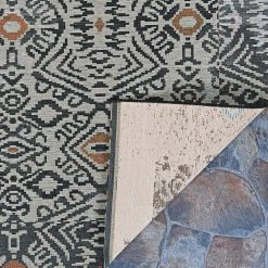 Dolce Mala Smoke 4 ft. x 6 ft. Indoor/Outdoor Area Rug by Couristan -Artistic Weavers || Couristan Sales Store smoke couristan outdoor rugs 55820582040510t 66 1000