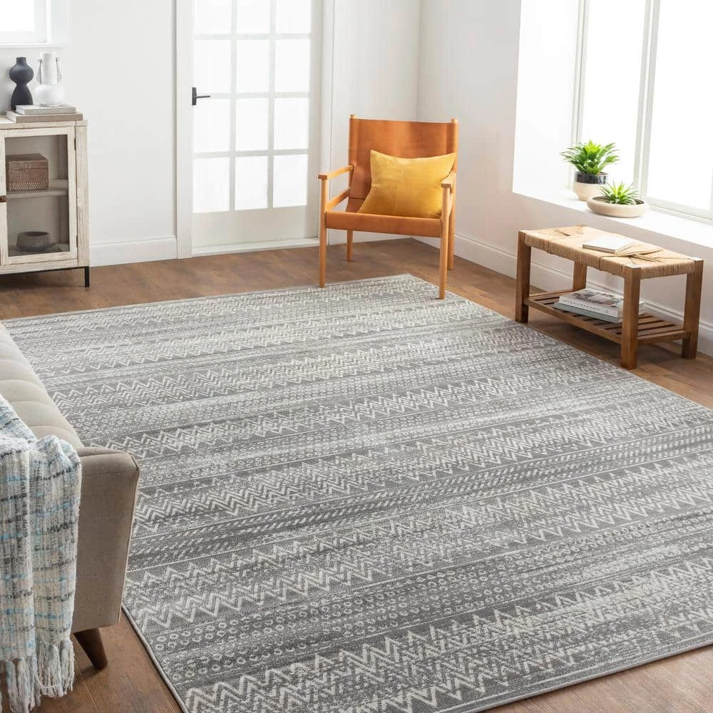 Redondo Beach Stone Global 8 ft. x 10 ft. Indoor/Outdoor Area Rug by Artistic Weavers 4 Redondo Beach Stone Global 8 ft. x 10 ft. Indoor/Outdoor Area Rug by Artistic Weavers - Image 4