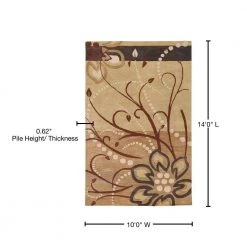 Fremont Tan 10 ft. x 14 ft. Area Rug by Artistic Weavers 10 Fremont Tan 10 ft. x 14 ft. Area Rug by Artistic Weavers -Artistic Weavers || Couristan Sales Store tan artistic weavers area rugs fremont 1014 76 1000