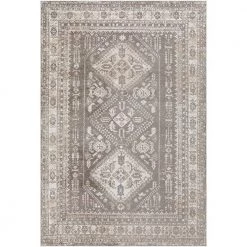 Aleta Taupe 8 ft. x 10 ft. Indoor Machine-Washable Area Rug by Artistic Weavers