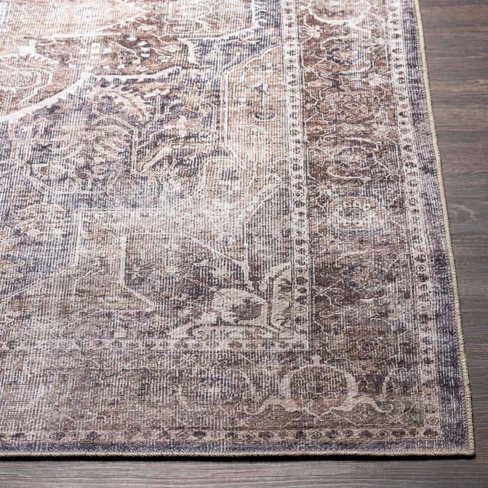 Graham Taupe 7 ft. x 9 ft. Indoor Machine-Washable Area Rug by Artistic Weavers 4 Graham Taupe 7 ft. x 9 ft. Indoor Machine-Washable Area Rug by Artistic Weavers - Image 4
