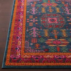 Ariane Teal 8 ft. x 10 ft. Indoor Area Rug by Artistic Weavers -Artistic Weavers || Couristan Sales Store teal artistic weavers area rugs s00151065491 4f 1000