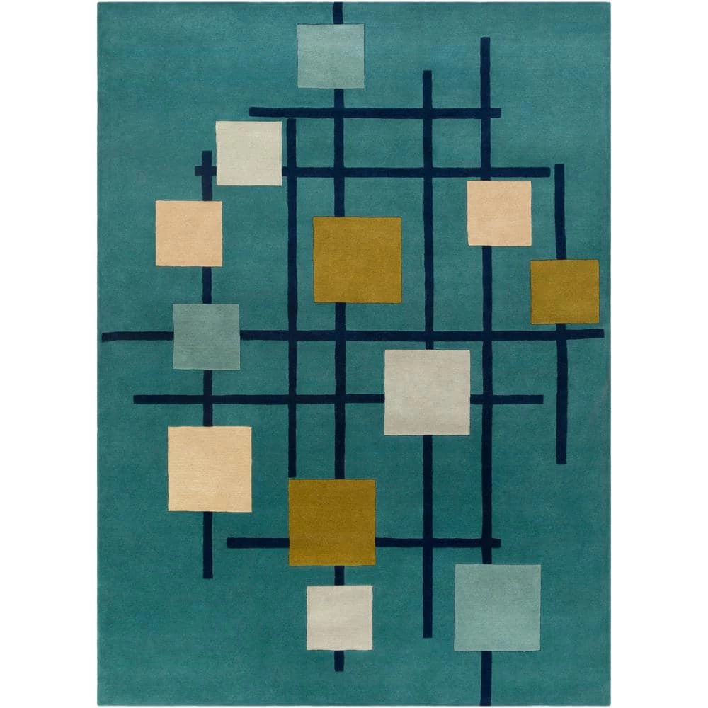Tellis Teal 8 ft. x 11 ft. Area Rug by Artistic Weavers 1 Tellis Teal 8 ft. x 11 ft. Area Rug by Artistic Weavers