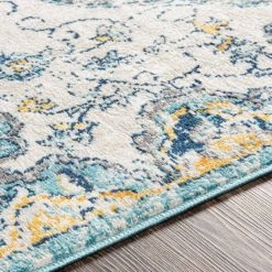 Estelle Teal 7 ft. x 9 ft. Medallion Area Rug by Artistic Weavers -Artistic Weavers || Couristan Sales Store teal artistic weavers area rugs s00161030287 44 1000