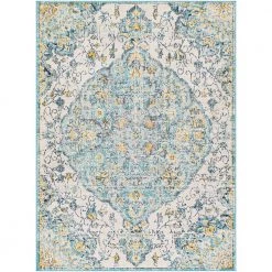 Estelle Teal 7 ft. x 9 ft. Medallion Area Rug by Artistic Weavers