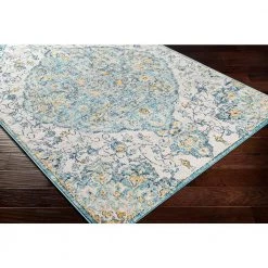 Estelle Teal 7 ft. x 9 ft. Medallion Area Rug by Artistic Weavers -Artistic Weavers || Couristan Sales Store teal artistic weavers area rugs s00161030287 c3 1000
