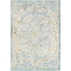 Kassandra Teal/Saffron 5 ft. 3 in. x 7 ft. 3 in. Area Rug by Artistic Weavers