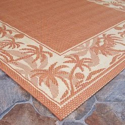 Recife Island Retreat Terracotta Natural 9 ft. x 13 ft. Area Rug by Couristan -Artistic Weavers || Couristan Sales Store terracotta natural couristan outdoor rugs 12221122086130t c3 1000