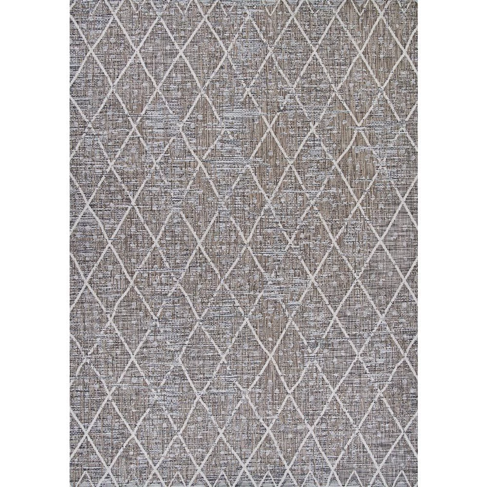 Charm Thicket Twig Brown 8 ft. x 11 ft. Indoor/Outdoor Area Rug by Couristan 1 Charm Thicket Twig Brown 8 ft. x 11 ft. Indoor/Outdoor Area Rug by Couristan
