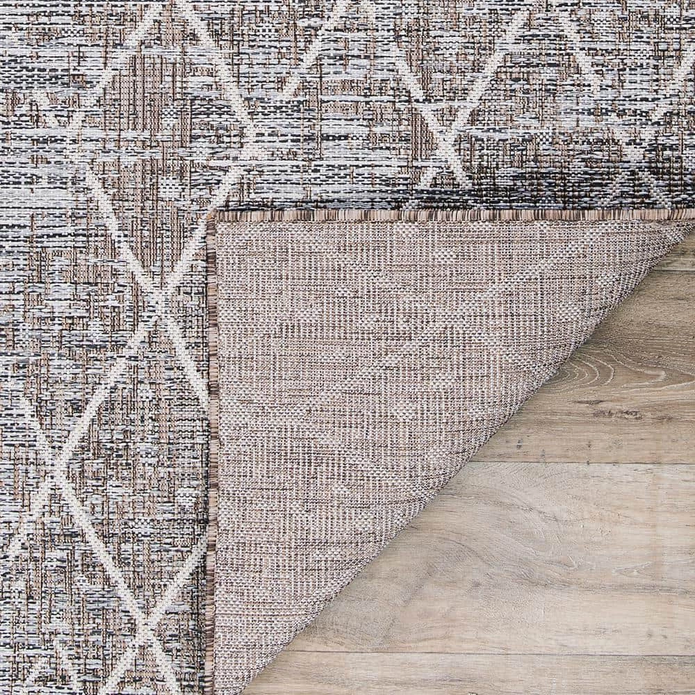 Charm Thicket Twig Brown 8 ft. x 11 ft. Indoor/Outdoor Area Rug by Couristan 3 Charm Thicket Twig Brown 8 ft. x 11 ft. Indoor/Outdoor Area Rug by Couristan - Image 3