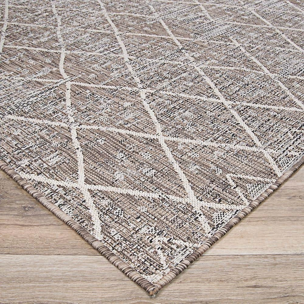 Charm Thicket Twig Brown 8 ft. x 11 ft. Indoor/Outdoor Area Rug by Couristan 4 Charm Thicket Twig Brown 8 ft. x 11 ft. Indoor/Outdoor Area Rug by Couristan - Image 4